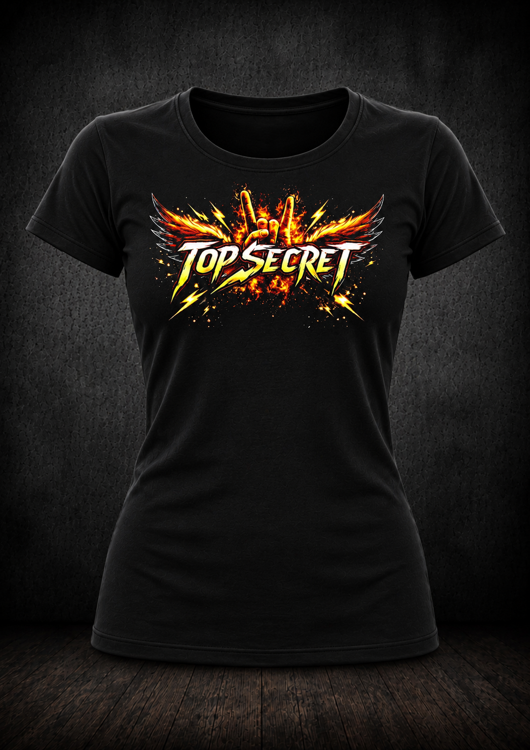Girlie-Shirt "Top Secret"